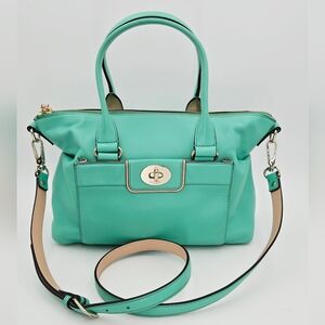 Kate Spade Janie Satchel in Aqua Blue